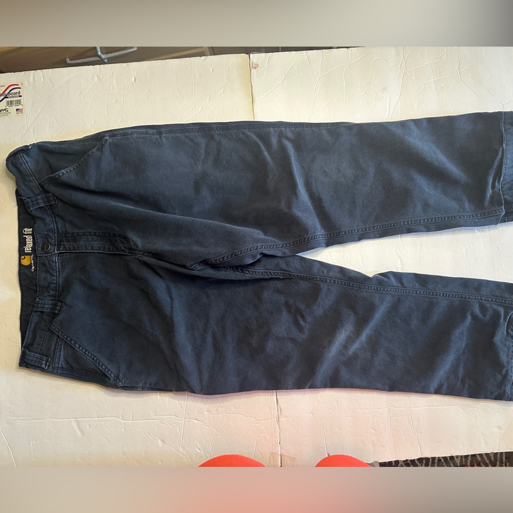 Carhartt Relaxed Fit Blue Pants 33x30 - Picture 9 of 9